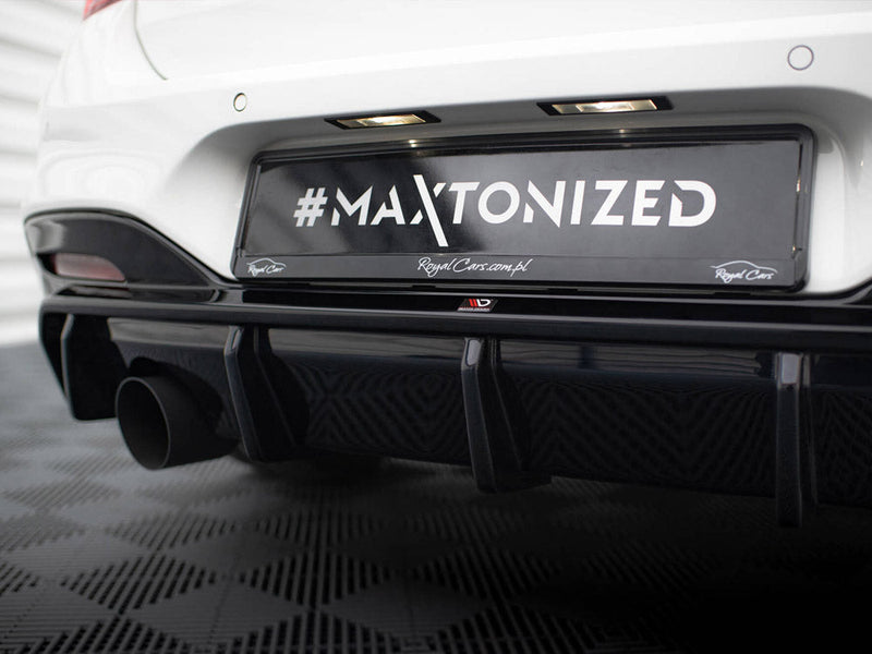 Maxton Design - REAR VALANCE BMW 1 M-PACK F20 FACELIFT (VERSION WITH SINGLE EXHAUST ON ONE SIDE)