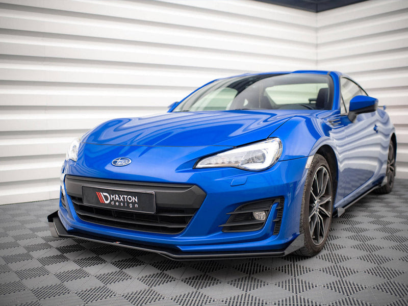 Maxton Design - Street PRO Front Splitter V.1 + Flaps Subaru BRZ Mk1 Facelift