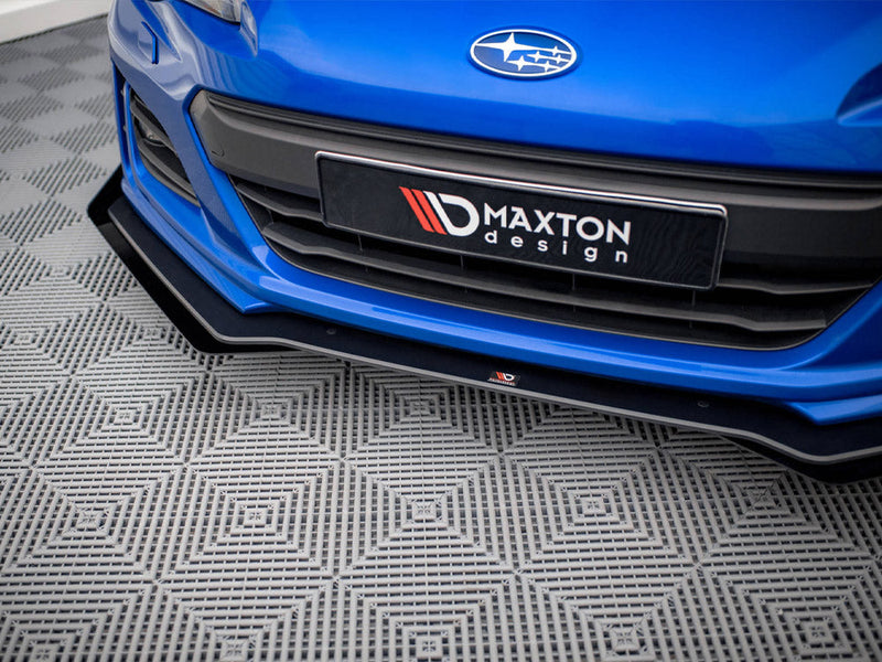 Maxton Design - Street PRO Front Splitter V.1 + Flaps Subaru BRZ Mk1 Facelift