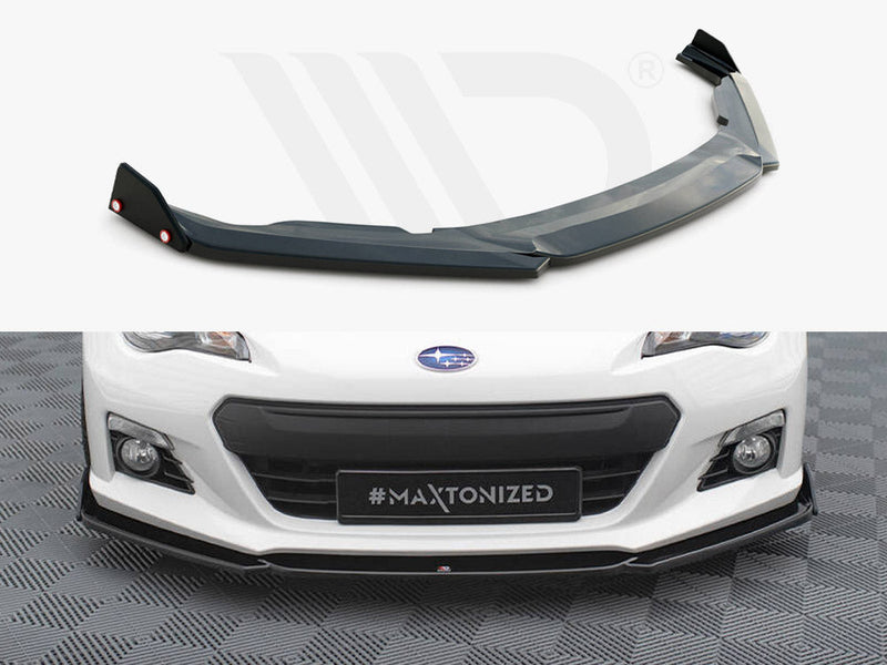 Maxton Design - FRONT SPLITTER V.1 + FLAPS SUBARU BRZ