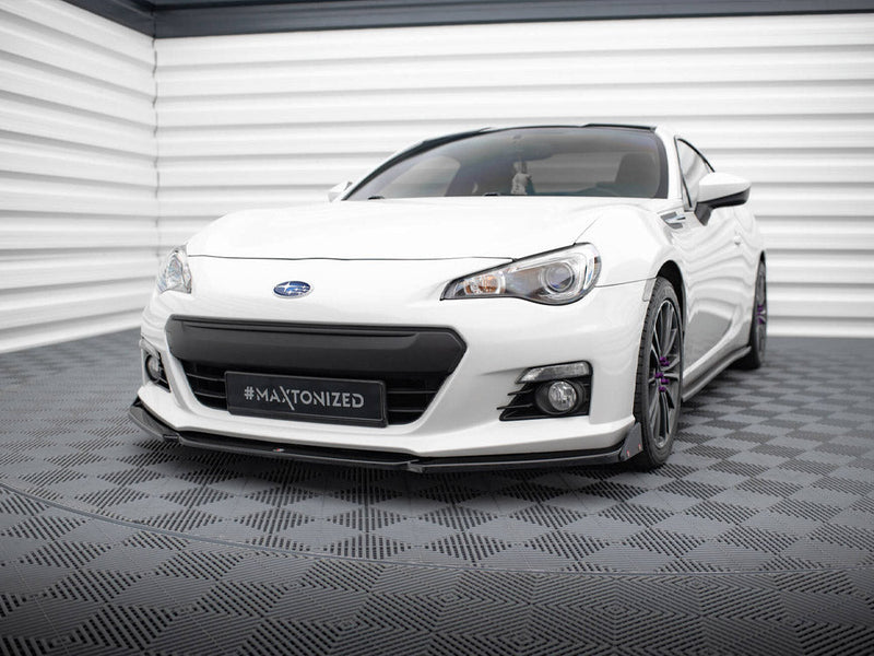 Maxton Design - FRONT SPLITTER V.1 + FLAPS SUBARU BRZ