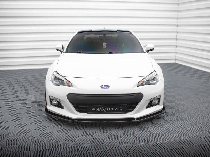 Maxton Design - FRONT SPLITTER V.1 + FLAPS SUBARU BRZ