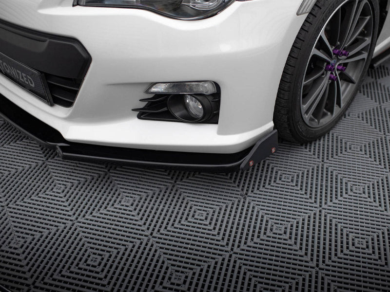 Maxton Design - FRONT SPLITTER V.1 + FLAPS SUBARU BRZ