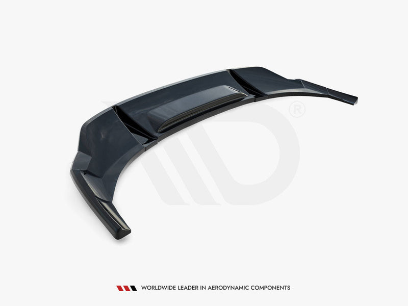 Maxton Design - CENTRAL REAR SPLITTER (VERTICAL BARS) AUDI E-TRON S-LINE