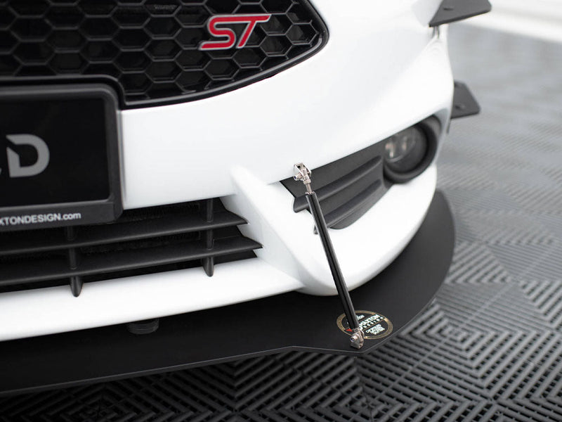 Maxton Design - Front racing splitter Fiesta MK7 ST Facelift