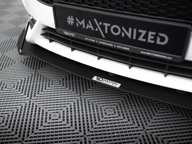 Maxton Design - Front racing splitter Fiesta MK7 ST Facelift