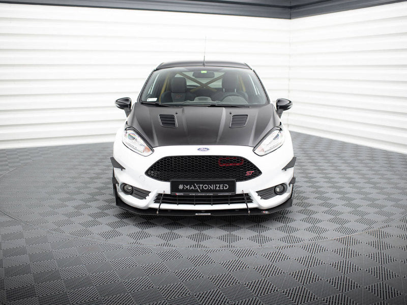 Maxton Design - Front racing splitter Fiesta MK7 ST facelift (With wings)