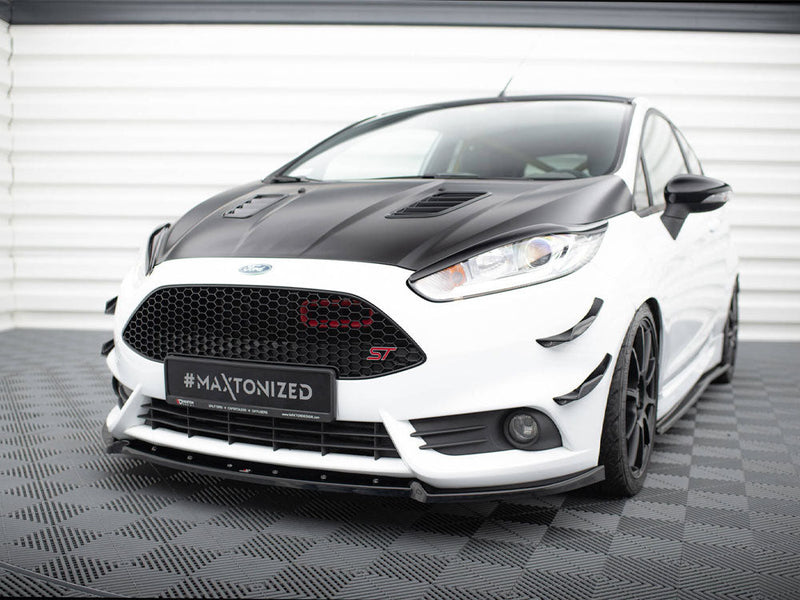 Maxton Design - Front Splitter V.4 Ford Fiesta ST Mk7 Facelift