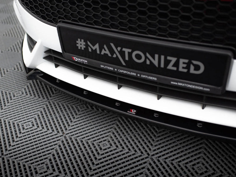 Maxton Design - Front Splitter V.4 Ford Fiesta ST Mk7 Facelift