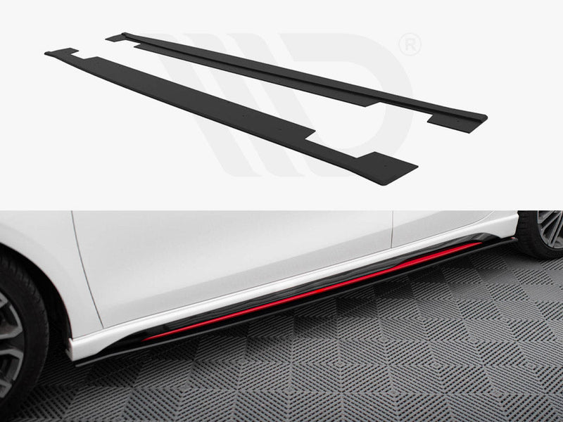 Maxton Design - STREET PRO SIDE SKIRTS DIFFUSERS KIA CEED GT MK3 / PROCEED MK1