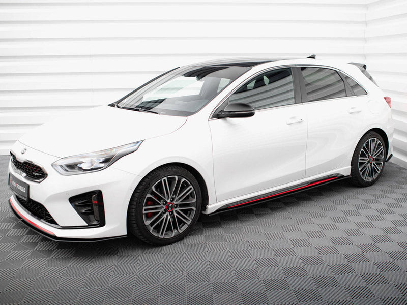 Maxton Design - STREET PRO SIDE SKIRTS DIFFUSERS KIA CEED GT MK3 / PROCEED MK1