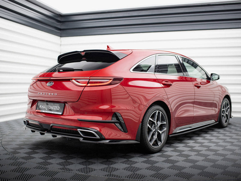 Maxton Design - CENTRAL REAR SPLITTER (VERTICAL BARS) KIA PROCEED GT-LINE MK1