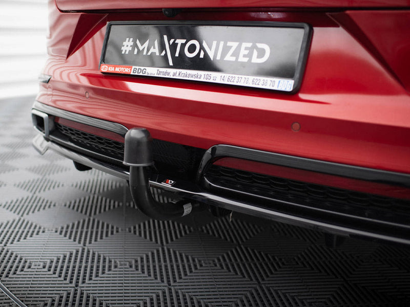 Maxton Design - CENTRAL REAR SPLITTER (VERTICAL BARS) KIA PROCEED GT-LINE MK1