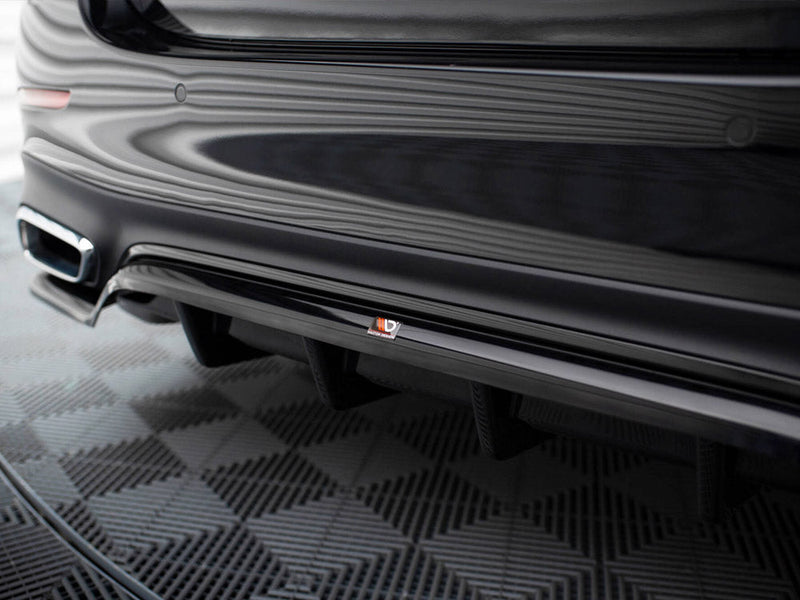 Maxton Design - CENTRAL REAR SPLITTER (VERTICAL BARS) MERCEDES-BENZ E AMG-LINE W214