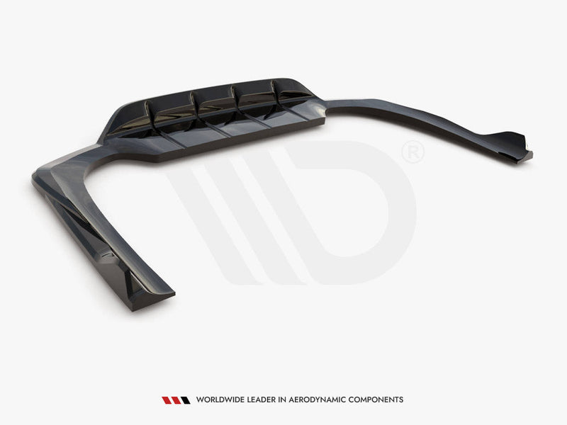 Maxton Design - CENTRAL REAR SPLITTER (VERTICAL BARS) MERCEDES-BENZ E AMG-LINE W214