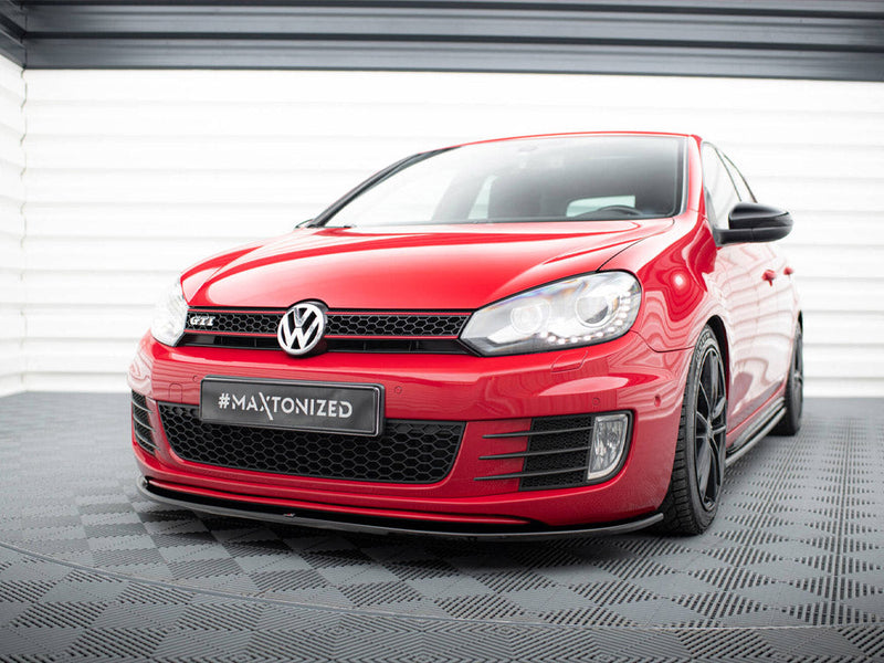 Maxton Design - Front Splitter VER.2 VW GOLF MK6 GTI
