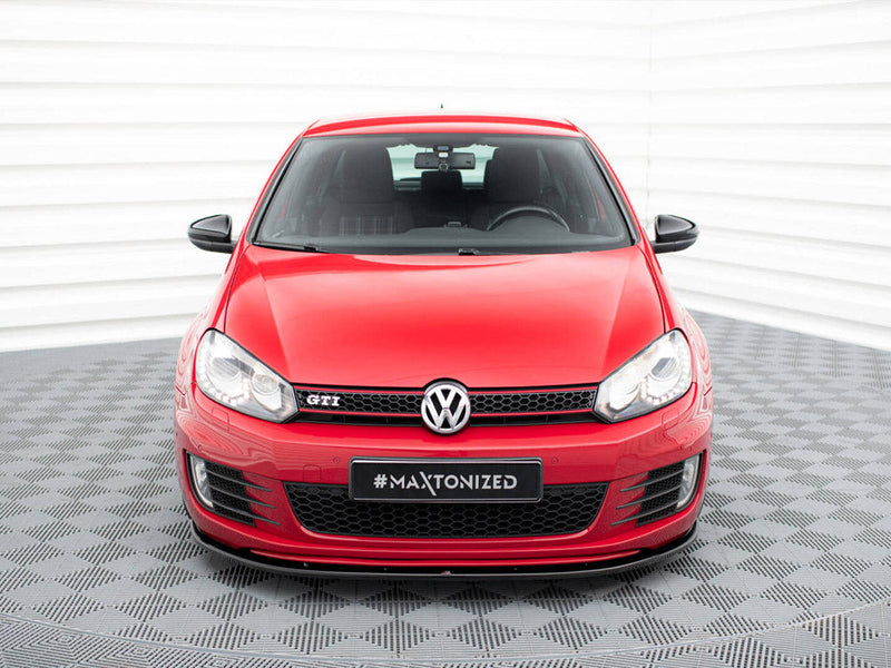 Maxton Design - Front Splitter VER.2 VW GOLF MK6 GTI