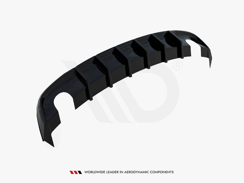 Maxton Design - REAR VALANCE AUDI A5 S-LINE COUPE / SPORTBACK 8T FACELIFT (VERSION WITH SINGLE EXHAUSTS ON BOTH SIDES)