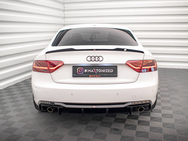 Maxton Design - Rear Valance Audi A5 8T Facelift (Version with single exhausts on both sides)