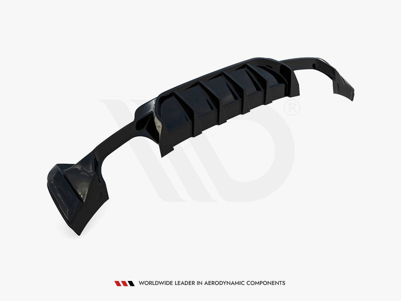 Maxton Design - REAR VALANCE BMW 4 COUPE / GRAN COUPE / CABRIO M-PACK F32 / F36 / F33 (VERSION WITH DUAL EXHAUSTS ON BOTH SIDES)