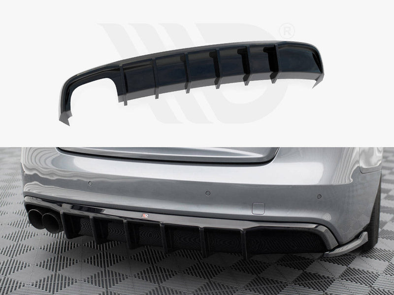 Maxton Design - Rear Valance Audi A5 Coupe 8T Facelift (Version with dual exhausts on one side)