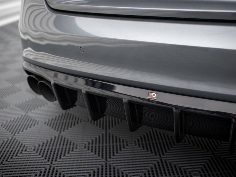 Maxton Design - Rear Valance Audi A5 Coupe 8T Facelift (Version with dual exhausts on one side)
