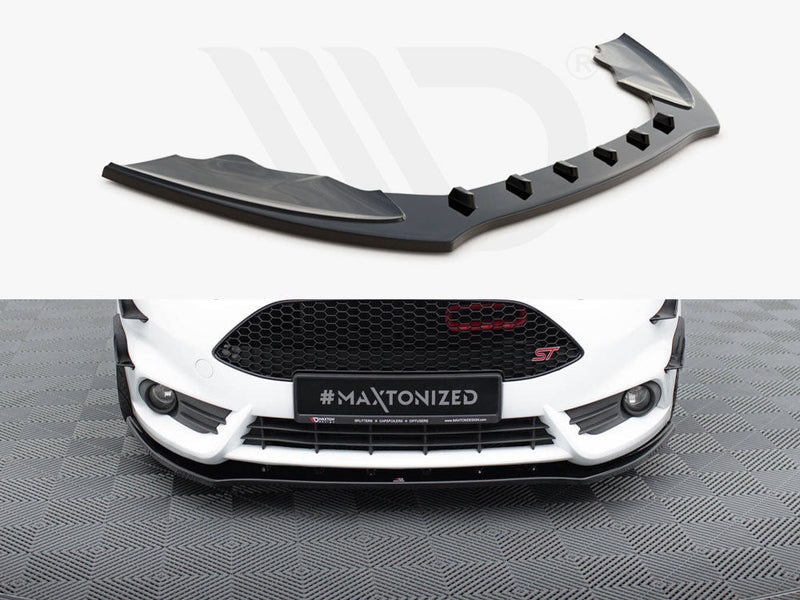 Maxton Design - FRONT SPLITTER V.1 FIESTA MK7 ST FACELIFT 2013-2017