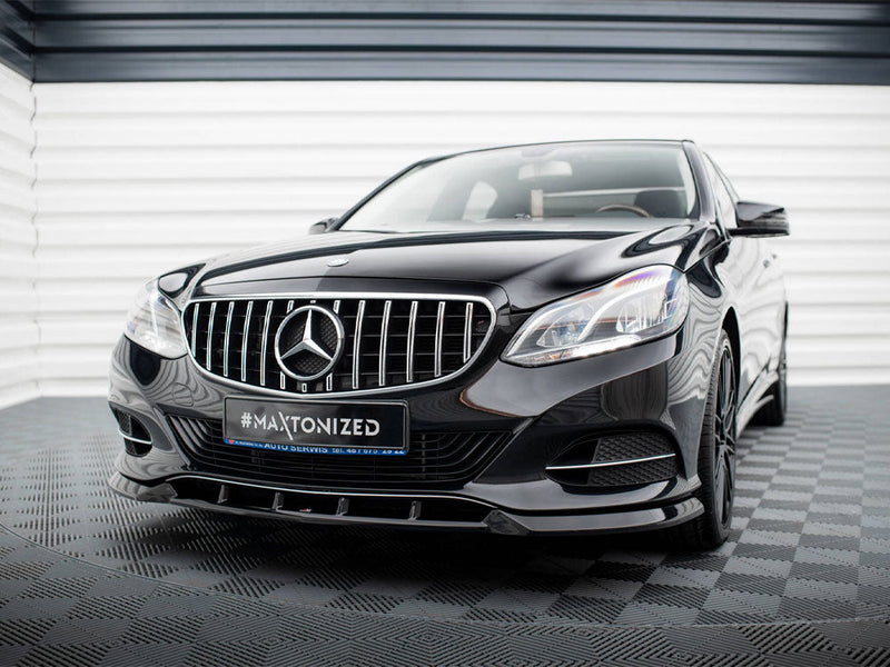 Maxton Design - FRONT SPLITTER MERCEDES E63 AMG SEDAN W212 FACELIFT