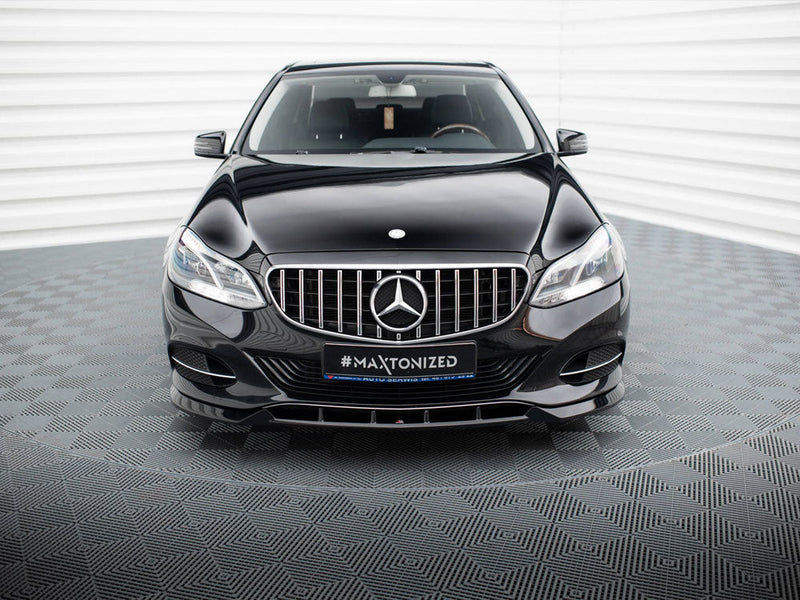 Maxton Design - FRONT SPLITTER MERCEDES E63 AMG SEDAN W212 FACELIFT