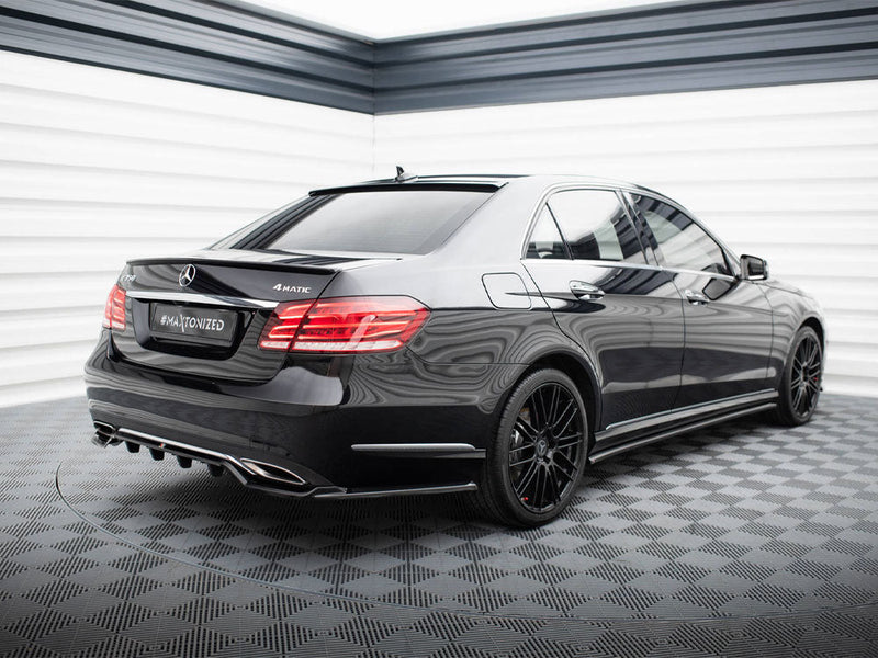 Maxton Design - Rear Splitter (Vertical Bars) Mercedes-Benz E W212 Facelift