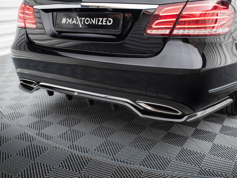 Maxton Design - Rear Splitter (Vertical Bars) Mercedes-Benz E W212 Facelift