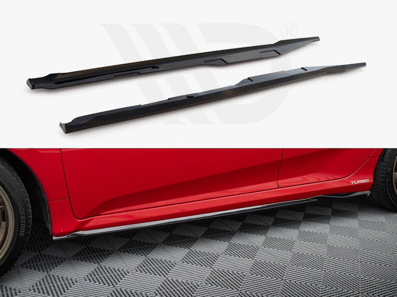 Maxton Design - Side Skirts Diffusers Honda Civic SI Mk10