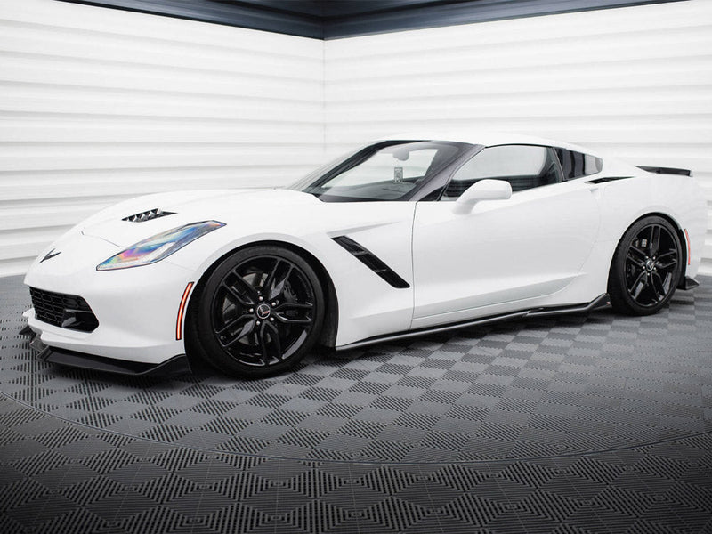 Maxton Design - Side Skirts Diffusers V.2 Chevrolet Corvette C7