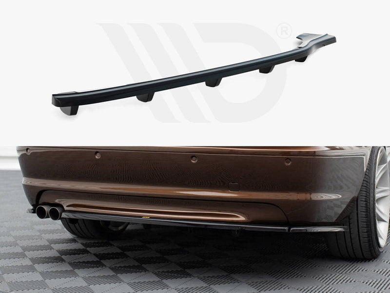 Maxton Design - Central Rear Splitter (Vertical Bars) BMW 3 E46 Coupe M-Pack