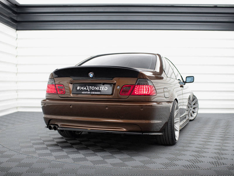 Maxton Design - Central Rear Splitter (Vertical Bars) BMW 3 E46 Coupe M-Pack