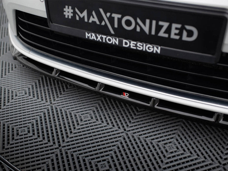 Maxton Design - Front Splitter V.5 + Flaps Volkswagen Golf R / R-Line Mk7