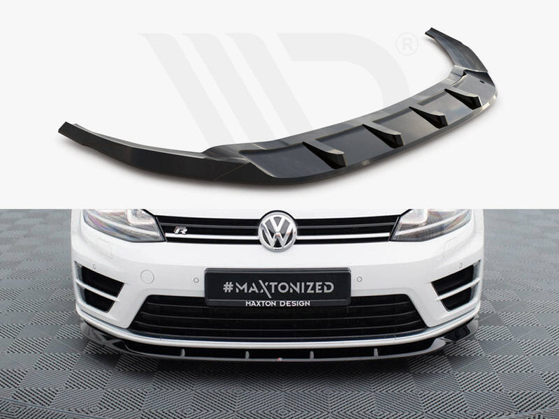 Maxton Design - Front Splitter V.6 Volkswagen Golf R / R-Line Mk7