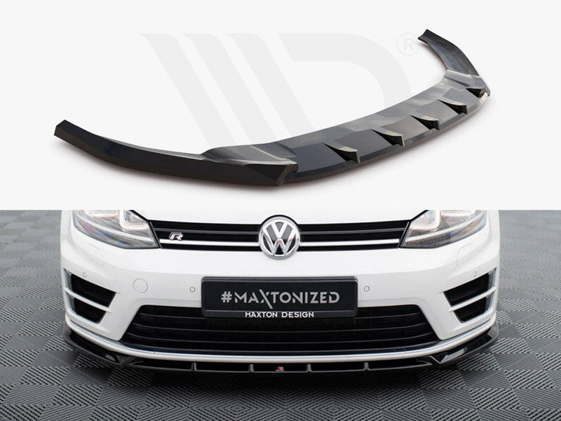 Maxton Design - Front Splitter V.5 Volkswagen Golf R / R-Line Mk7