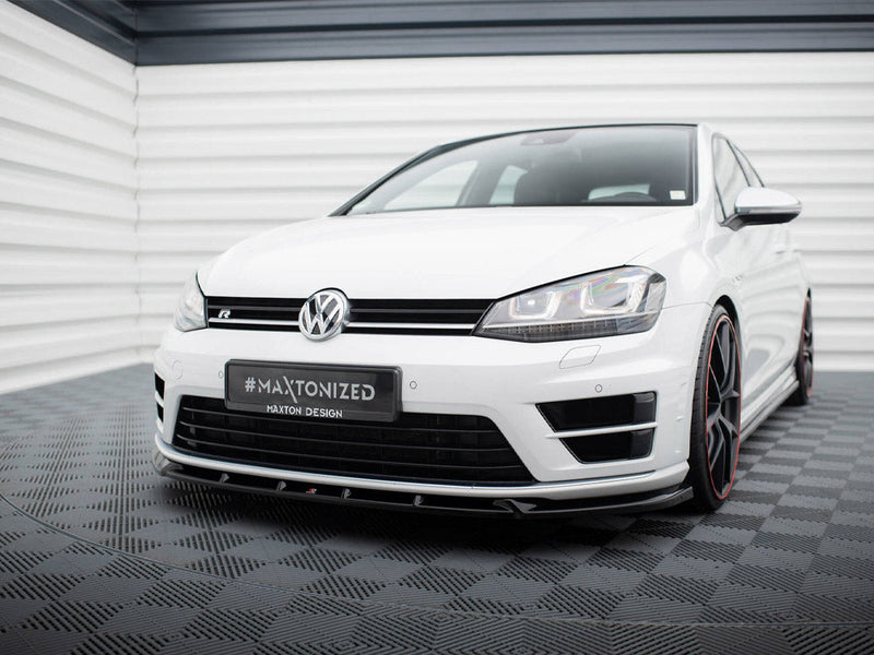Maxton Design - Front Splitter V.5 Volkswagen Golf R / R-Line Mk7