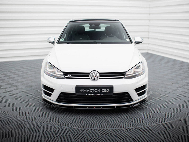 Maxton Design - Front Splitter V.5 Volkswagen Golf R / R-Line Mk7
