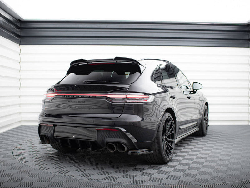 Maxton Design - Lower Spoiler CAP 3D Porsche Macan GTS / Standard / T Mk1 Facelift 2