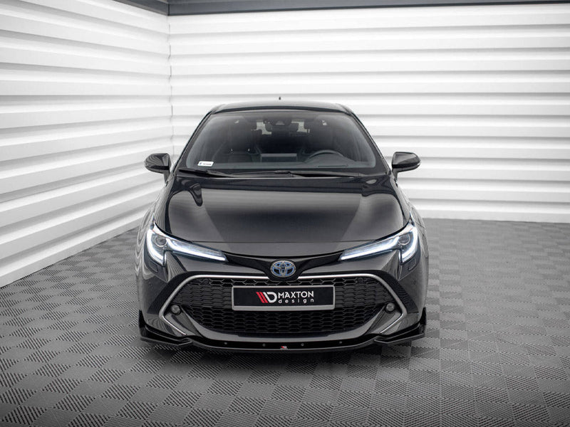 Maxton Design - FRONT SPLITTER V2 TOYOTA COROLLA MK12 TOURING SPORTS/ HATCHBACK (2019-2023)