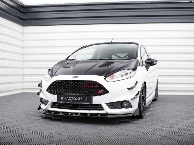 Maxton Design - FRONT SPLITTER V.6 + FLAPS FORD FIESTA ST MK7 FACELIFT