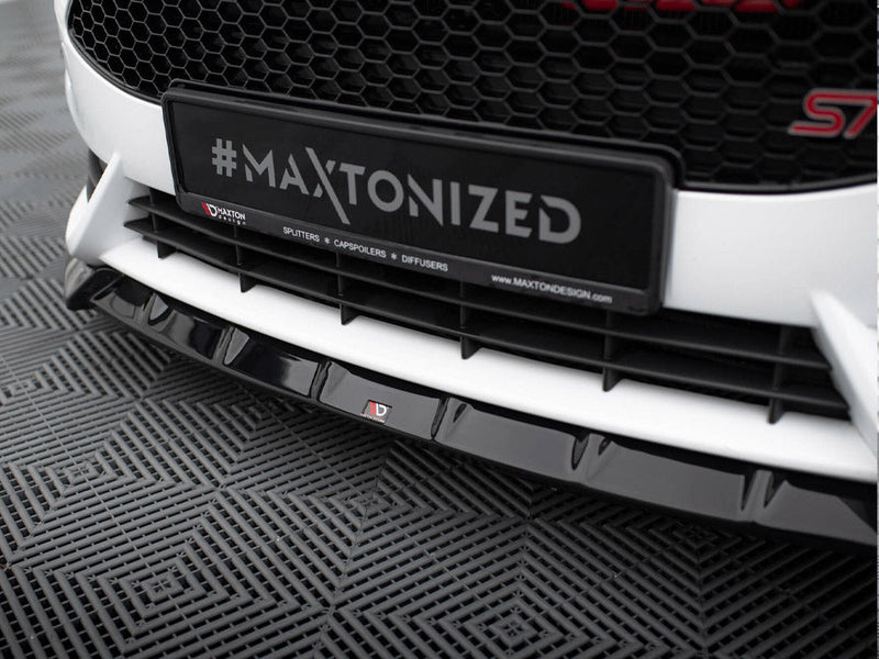 Maxton Design - FRONT SPLITTER V.6 + FLAPS FORD FIESTA ST MK7 FACELIFT