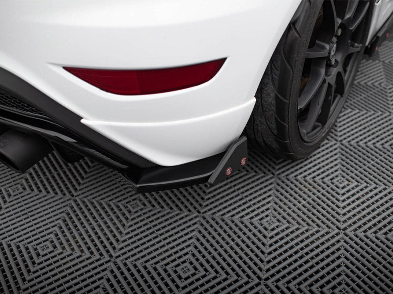 Maxton Design - REAR SIDE SPLITTERS V.3 + FLAPS FORD FIESTA ST MK7 FACELIFT