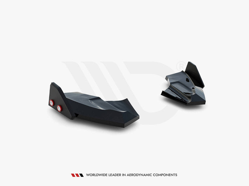Maxton Design - REAR SIDE SPLITTERS V.3 + FLAPS FORD FIESTA ST MK7 FACELIFT