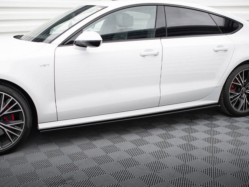 Maxton Design - SIDE SKIRTS DIFFUSERS AUDI S7 / A7 S-LINE C7 FL (2014-2017)