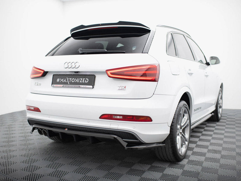 Maxton Design - Rear Splitter (Vertical Bars) Audi Q3 S-Line 8U