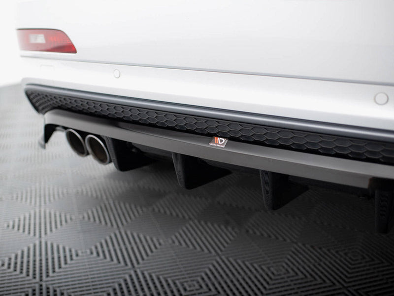 Maxton Design - Rear Splitter (Vertical Bars) Audi Q3 S-Line 8U