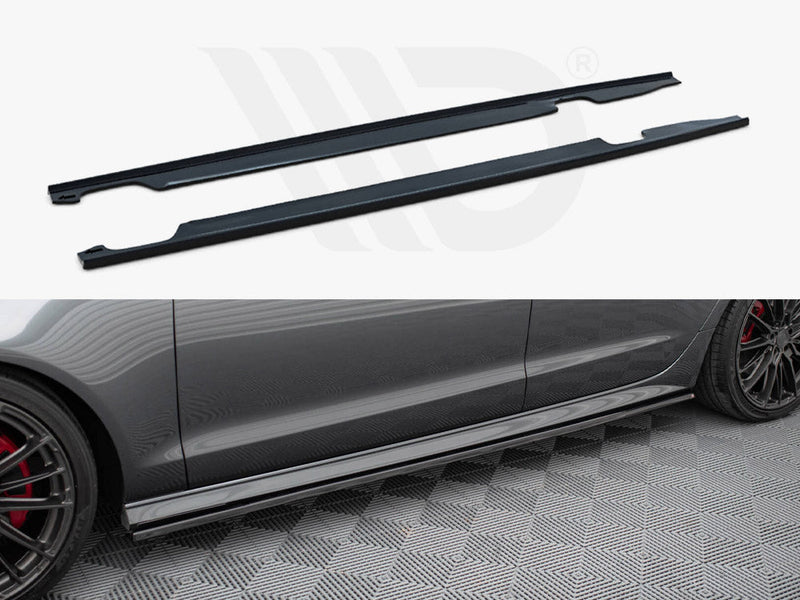 Maxton Design - SIDE SKIRT DIFFUSERS AUDI S6/ A6 S-LINE C7 FACELIFT